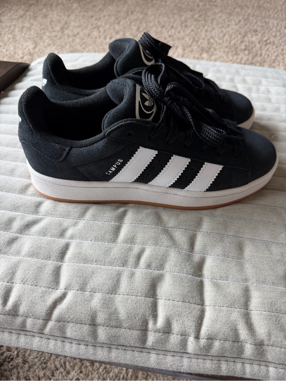 adidas Campus 00s J Sneakers Black White Gum Core Black HQ6638